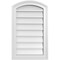 Ekena Millwork Arch Top Surface Mount PVC Gable Vent: Functional, w/ 2"W x 1-1/2"P Brickmould Frame, 16"W x 26"H GVPAR16X2602SF - alternate 1